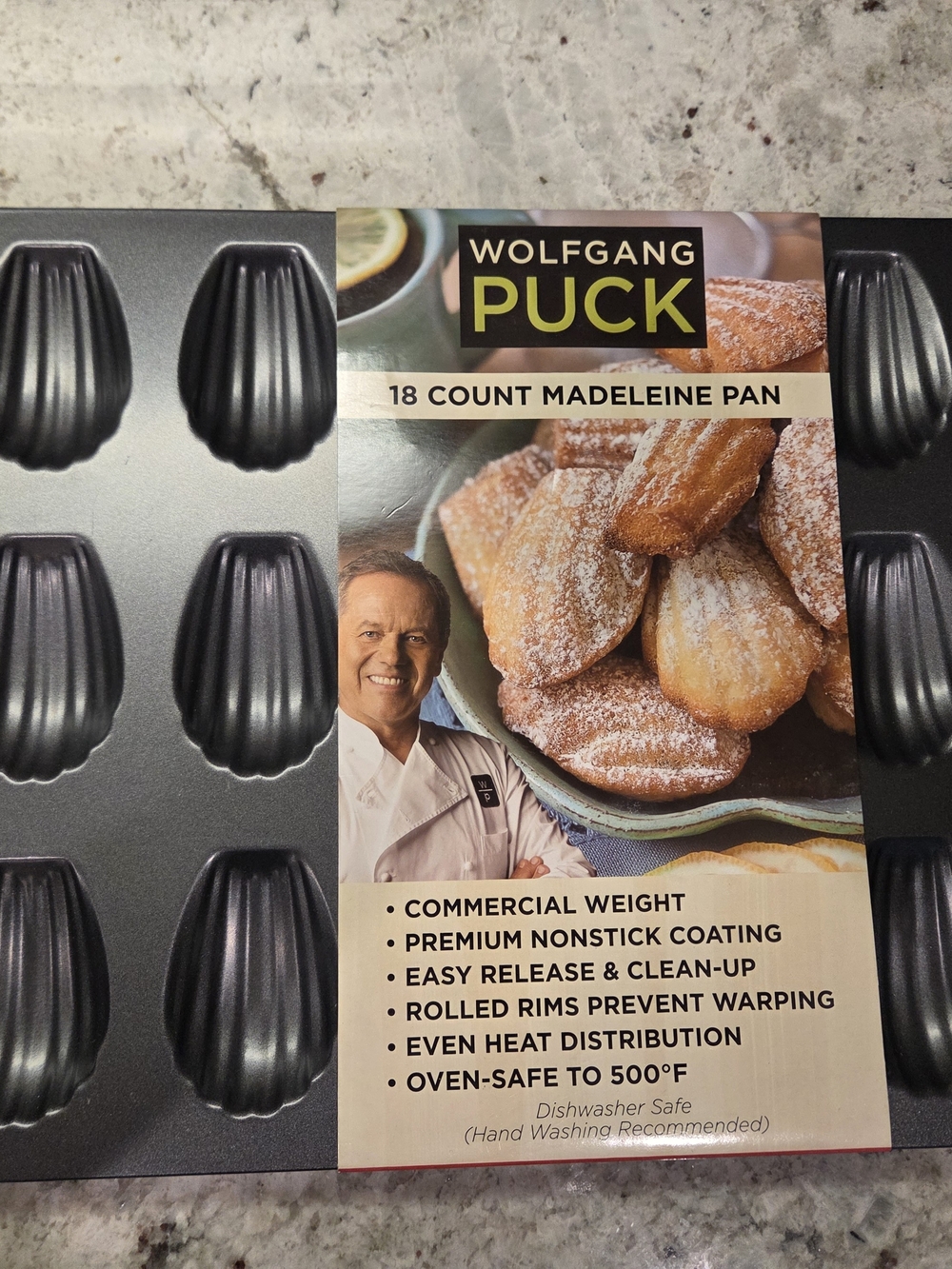 Wolfgang Puck 8-Count Madeleine Pan Nonstick NWT